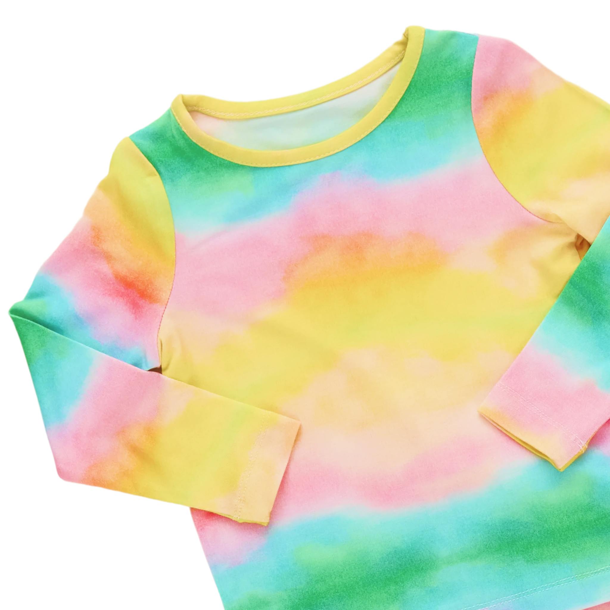 Kids Bamboo PJ Set - Tie Dye