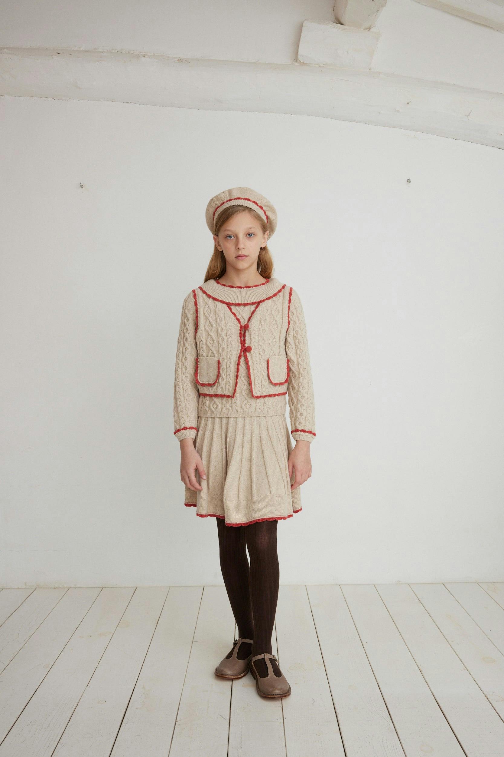 Sienna Skirt Natural Knit