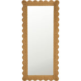 Glendetta Rattan 70" Rectangle Mirror
