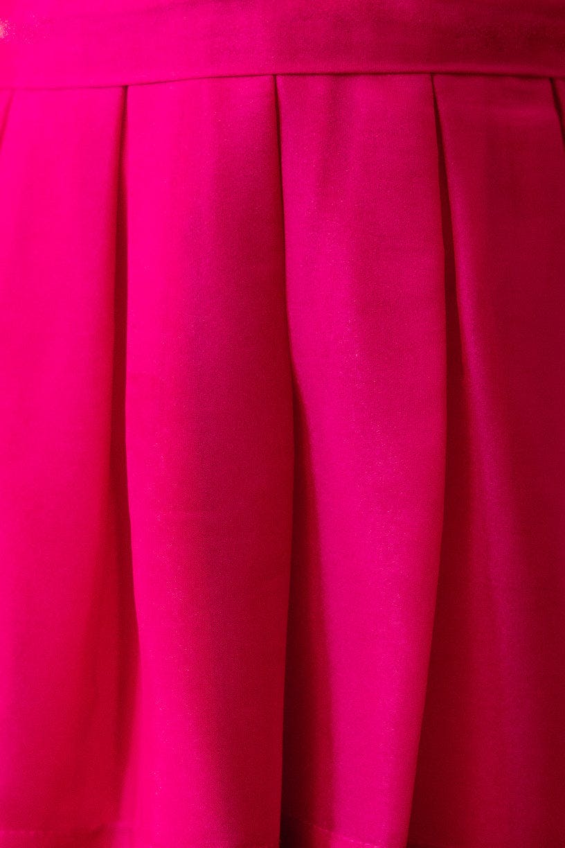 Mini Cassian Dress in Hot Pink