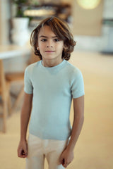Rib Knit Sweater Dark Almond