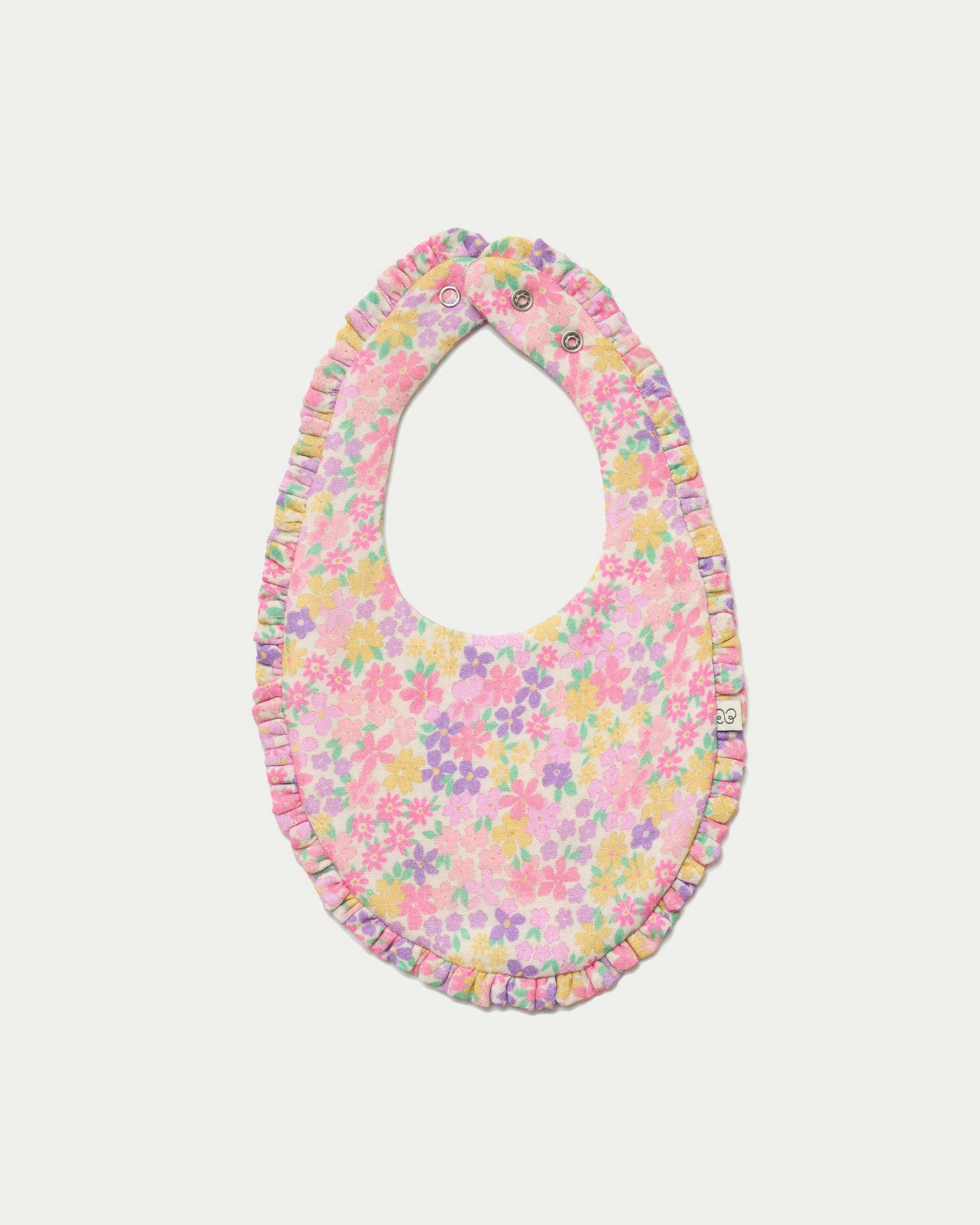 Bib - Emma Floral Purple