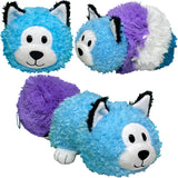 FlipaZoo: Magic Tails - Purple to Blue - 2-In-1 Animal Plush w/ Bonus 3" Baby Org