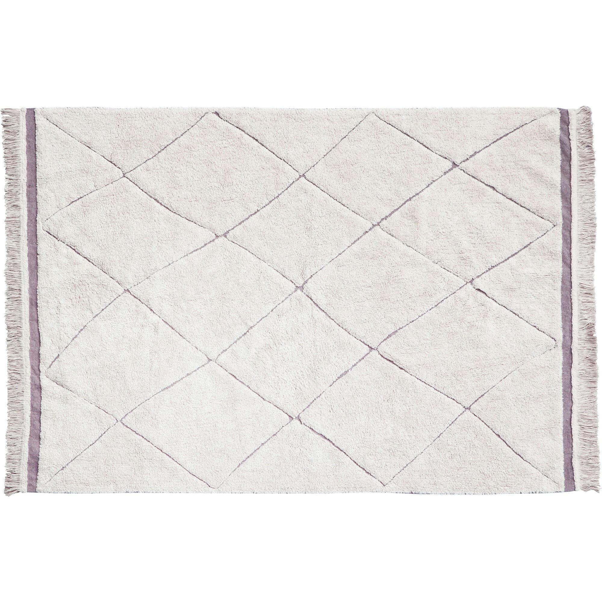 Bereber RugCycled Washable Rug. Natural