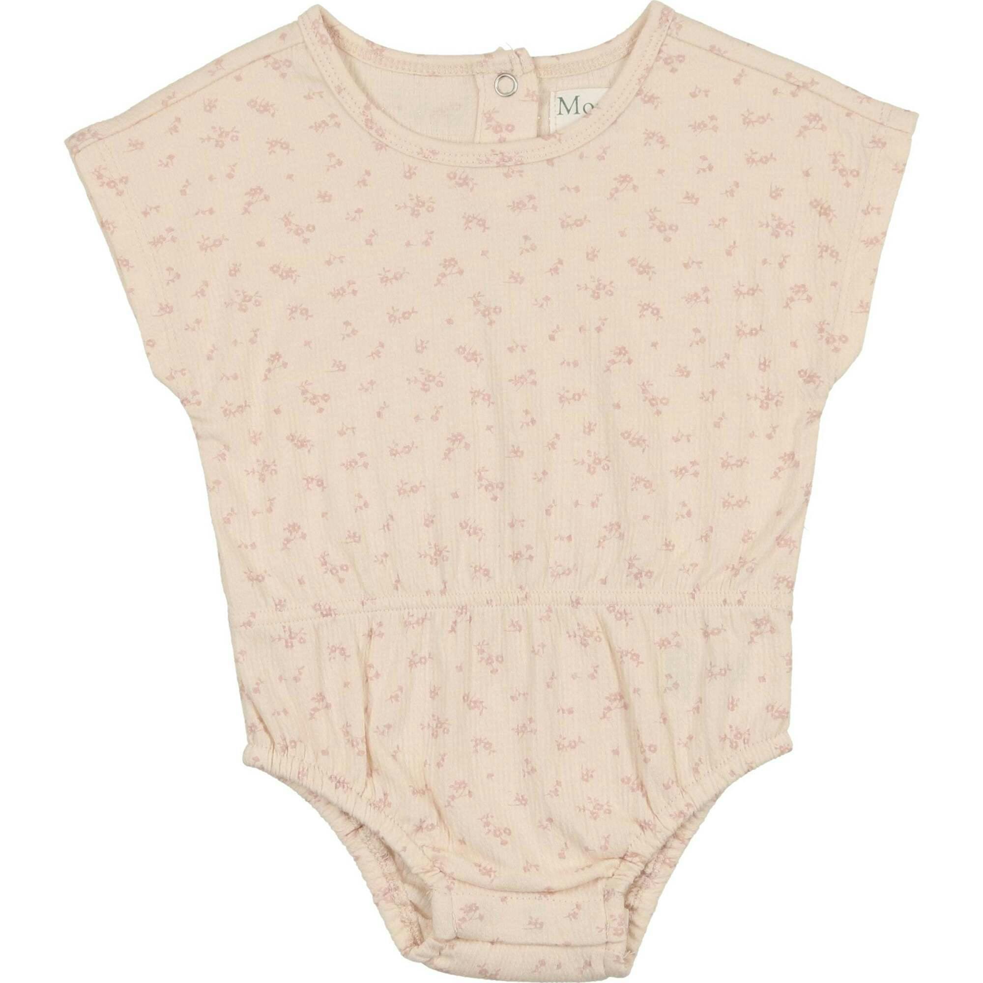 Girls Printed Gauze Romper