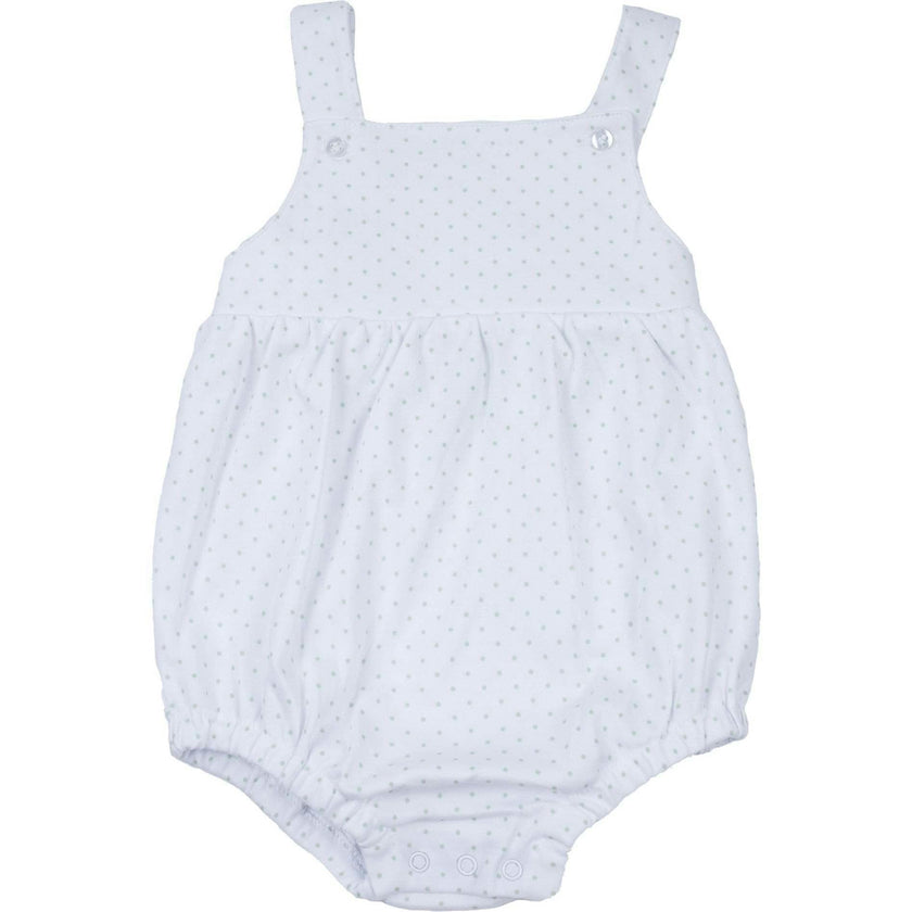 Sage Polka Dot Sleeveless Bubble