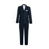 Blue Benjamin Textured Pattern Blazer Suit Set