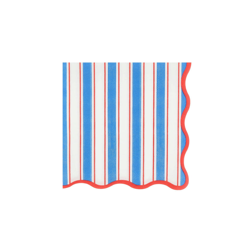 Nautical Striped Small Napkins