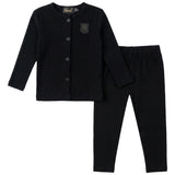 Ribbed Button Down Set