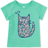 Floral Graphic Tee, Green