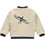 Fuzzy Sherba Zipper Bomber Cardigan