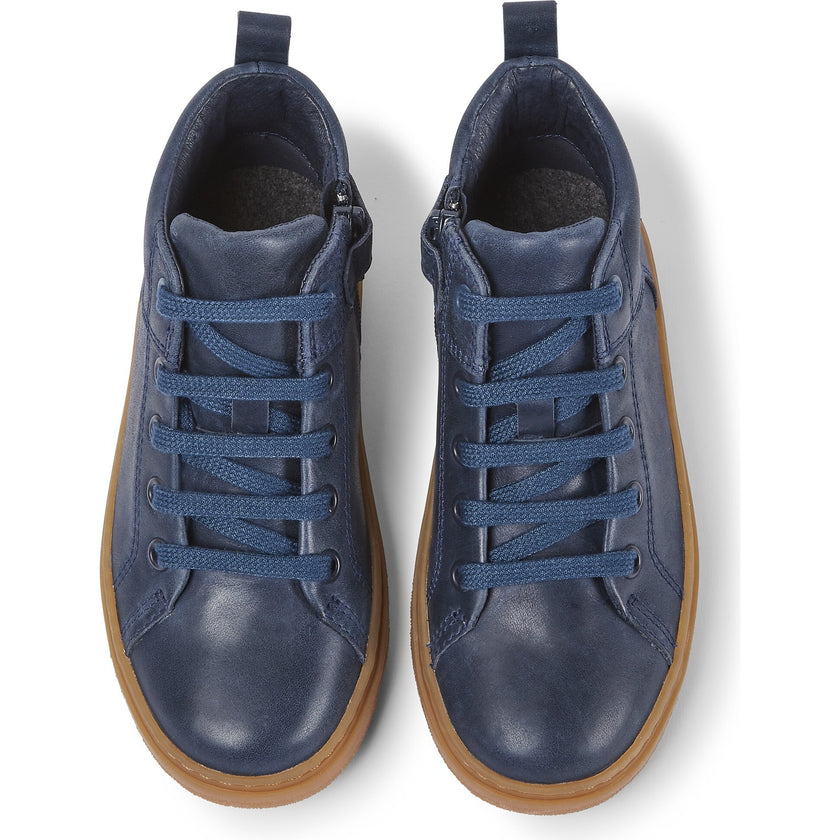 Kids Kido Leather Boot, Blue