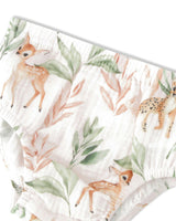 Muslin Dress And Bloomer Set Peach Deer Print