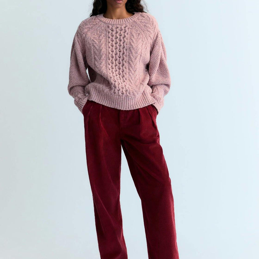 Nicol Woman Pant Plum Fantasy