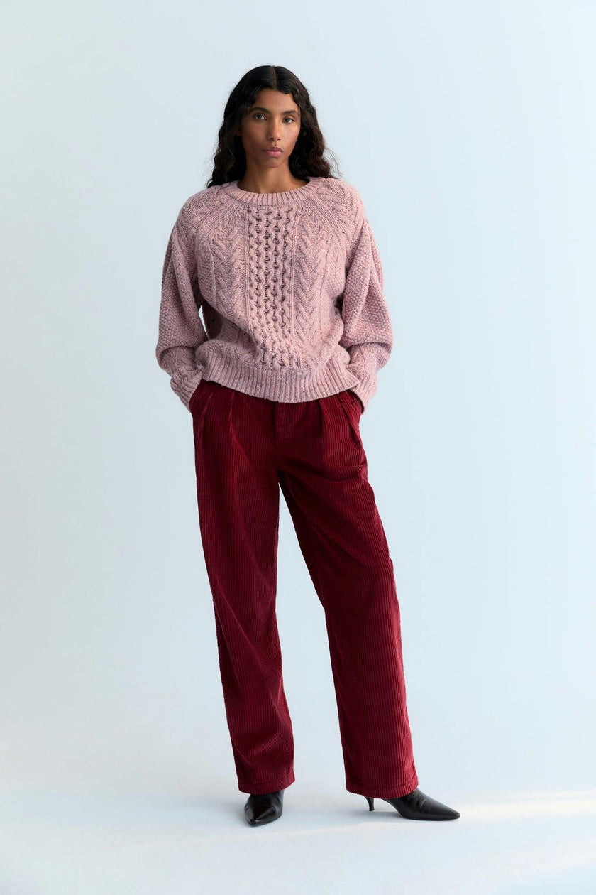 Nicol Woman Pant Plum Fantasy