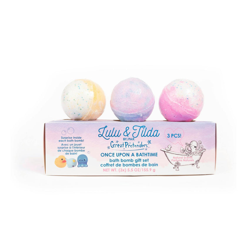 Once Upon a Bathtime Bath Bomb Box Set, with Surprise Squishie Inside
