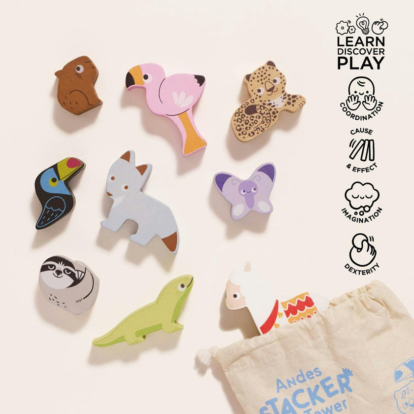 Andes Stacking Animals & Bag