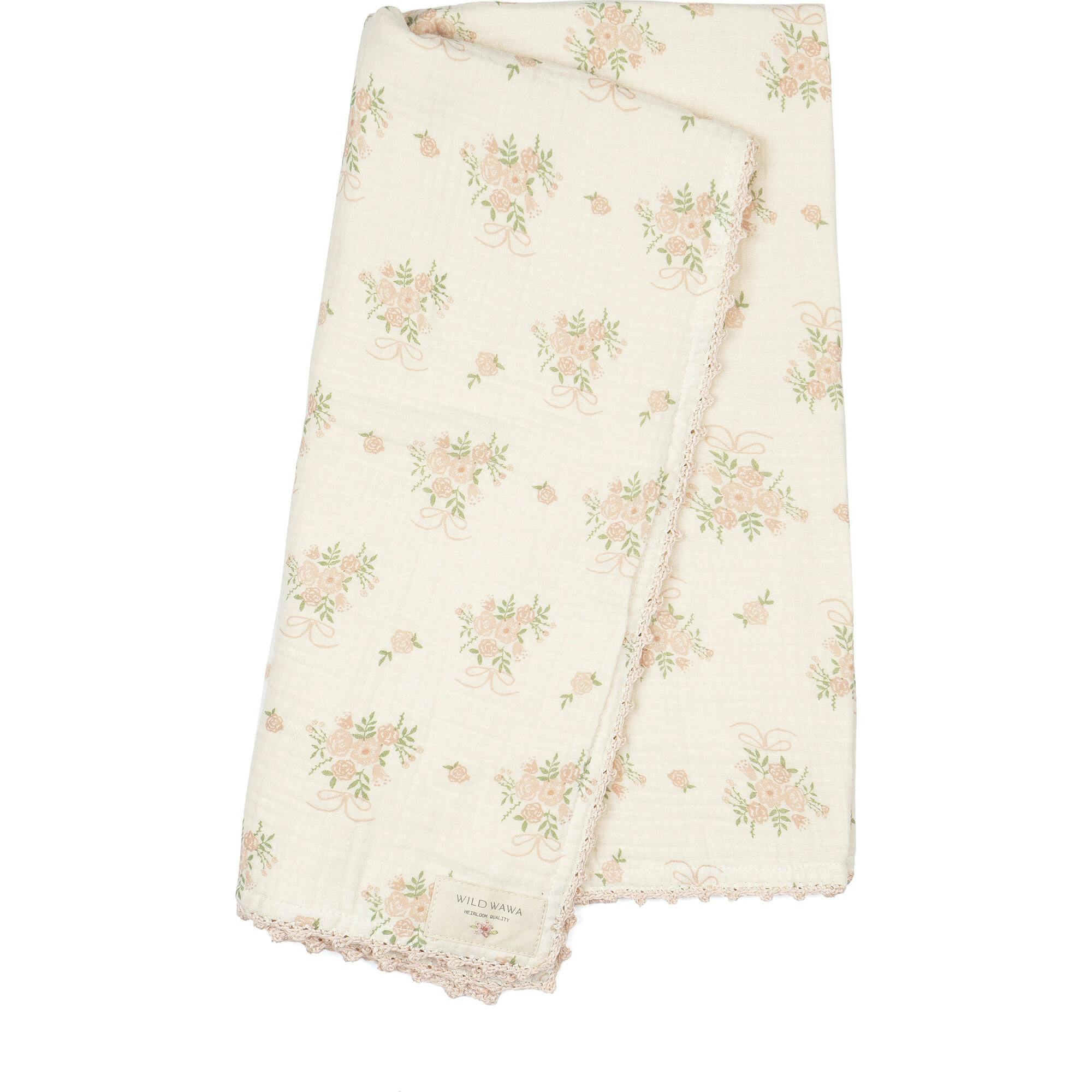 Crochet Trim Swaddle