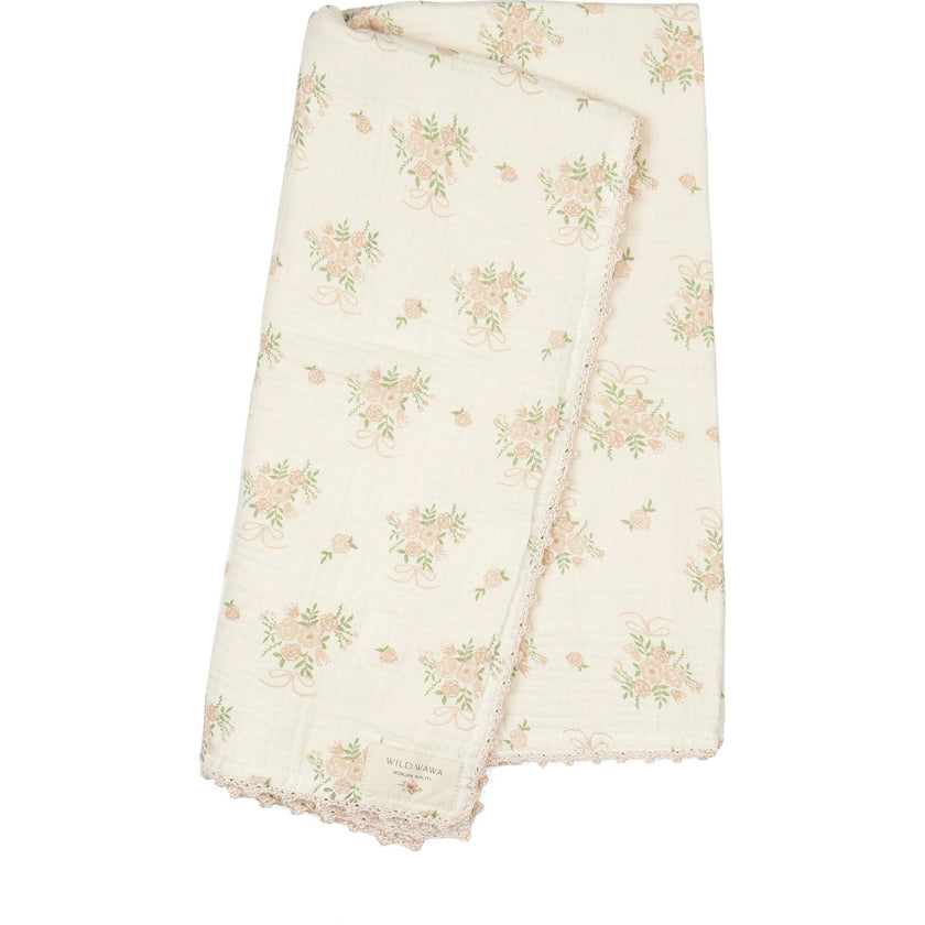 Crochet Trim Swaddle