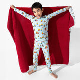 Merry Minions Holiday Bamboo Sherpa Blanket