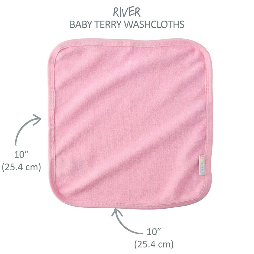 RIVER 10-Pack Baby Wash Cloths