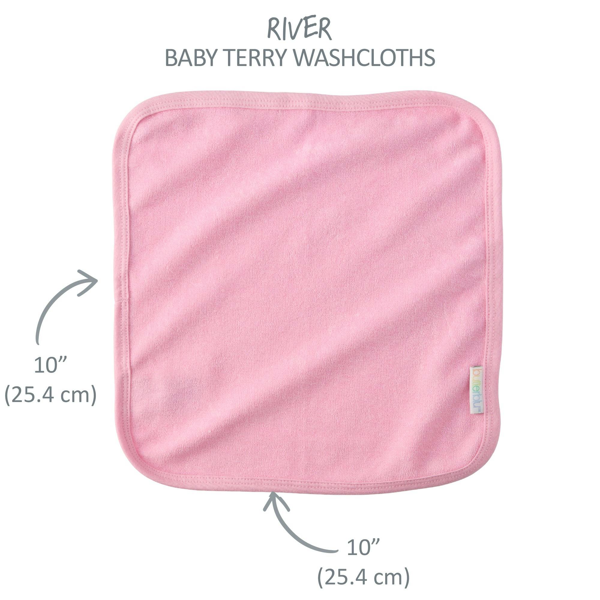 RIVER 10-Pack Baby Wash Cloths