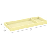 Universal Wide Removable Changing Tray in Pale Yellow