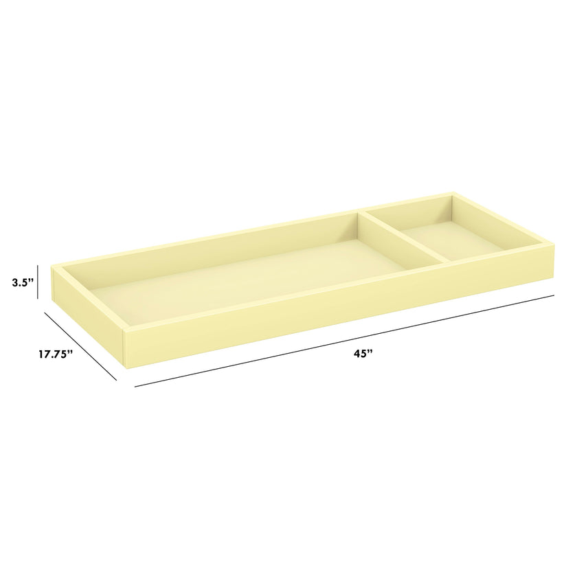 Universal Wide Removable Changing Tray in Pale Yellow