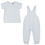 Tee and Cross Back Overall Set