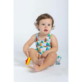 Sailboat Print Swimsuit