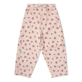 Organic Twill Barrel Pants - Rosebud