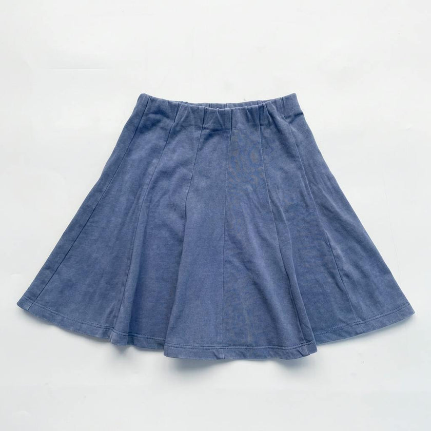 Washed Panel Skirt