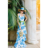 Women'S The Hydrangea Wide Grosgrain Ribbon Sun Hat