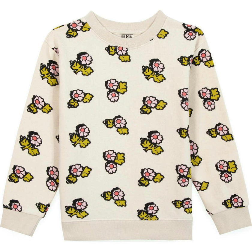 BONTON Smile Faroe Sweatshirt - Retro Fleur