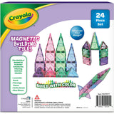 Crayola Glitter Magnetic Tiles 24 Piece Set