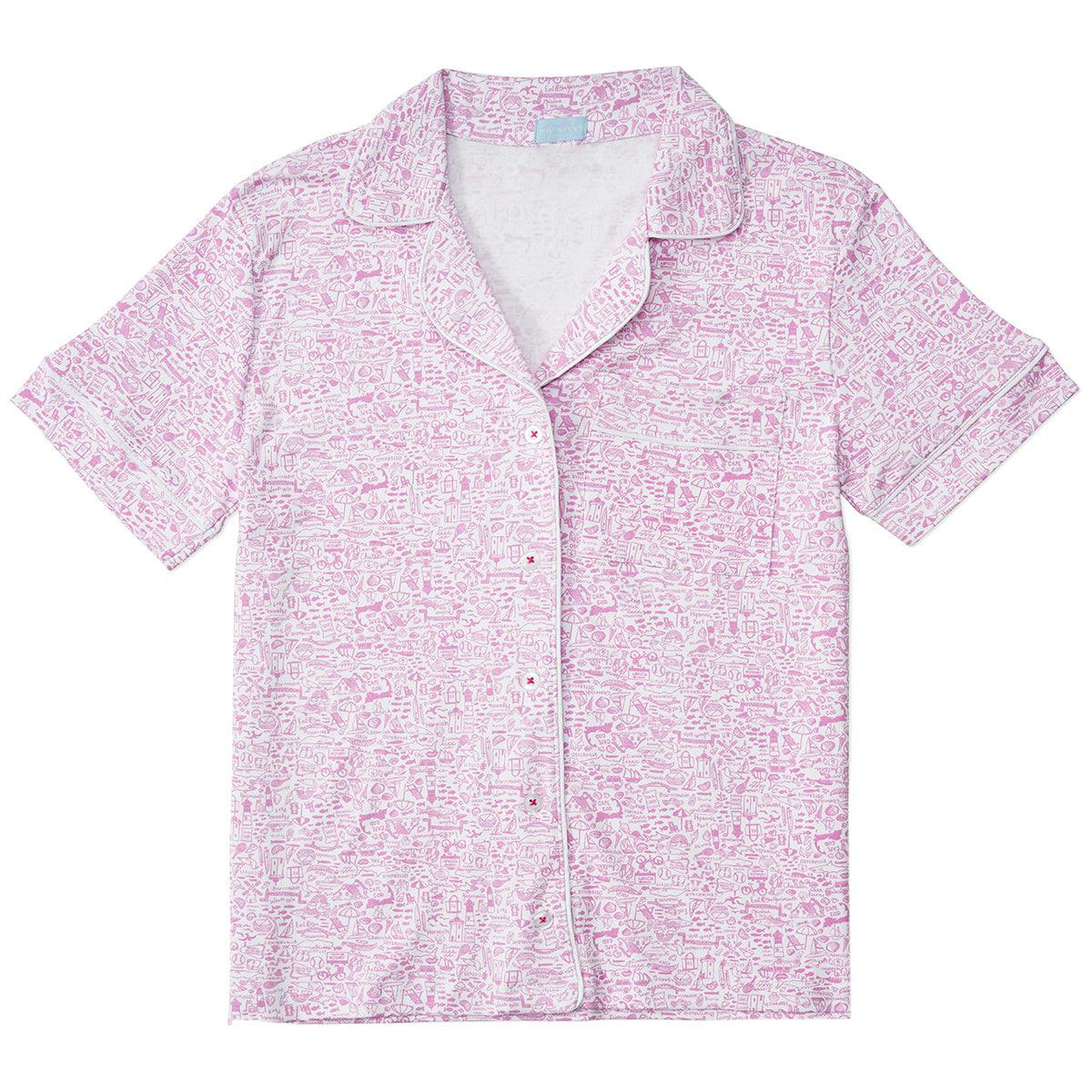 Cape Cod Women’s Button Front Short Pajama Set