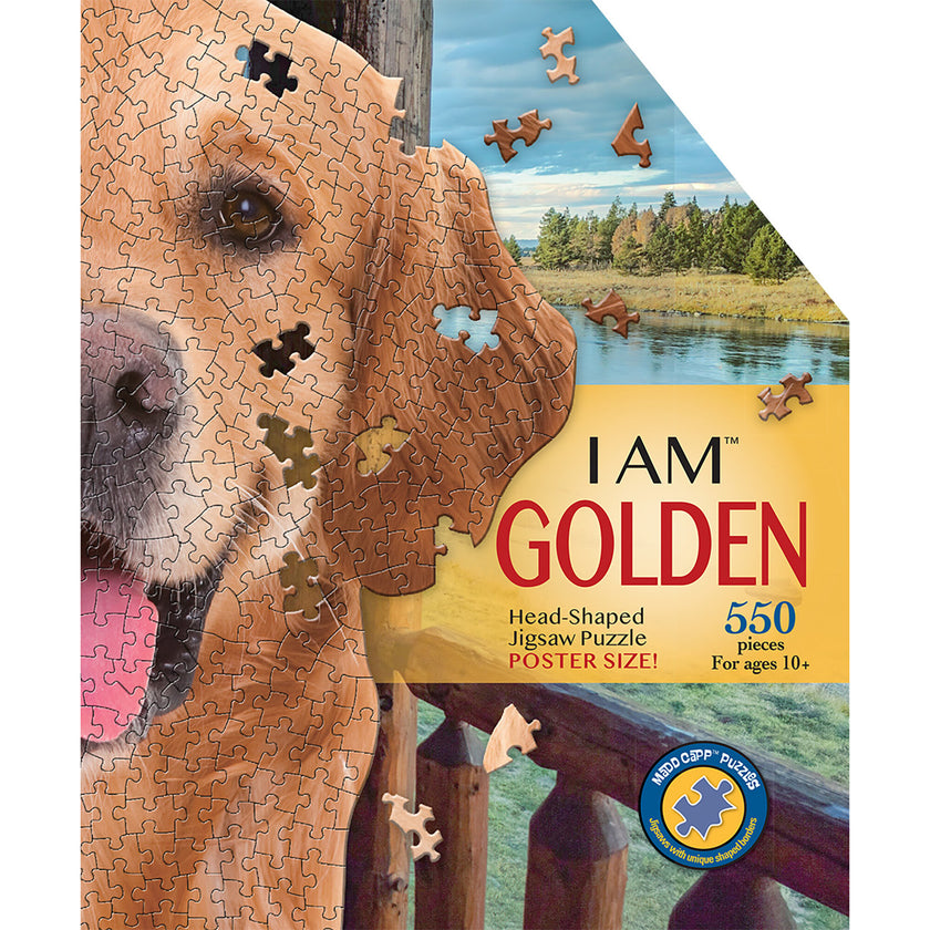 Madd Capp: I Am Golden - 550 Piece Puzzle - Shaped Animal Jigsaw