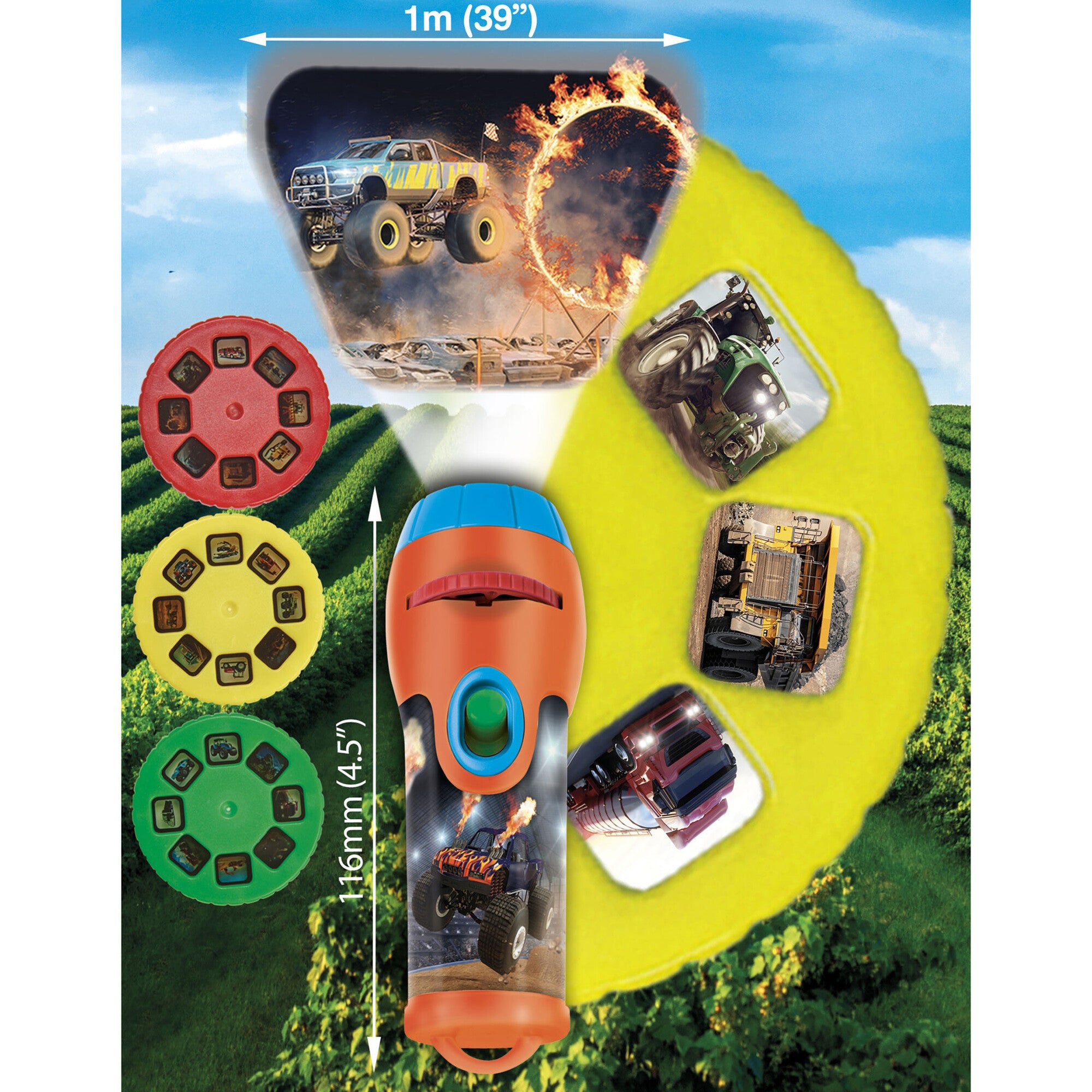 Brainstorm Toys: Tractor & Truck Torch & Projector