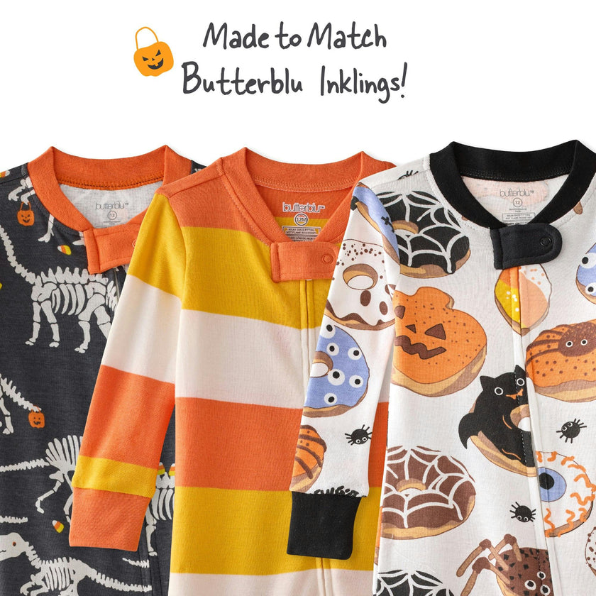 CRUZ Snug-fit Footed Baby Halloween Pajamas