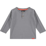 Long Sleeve Textured Henley Shirt