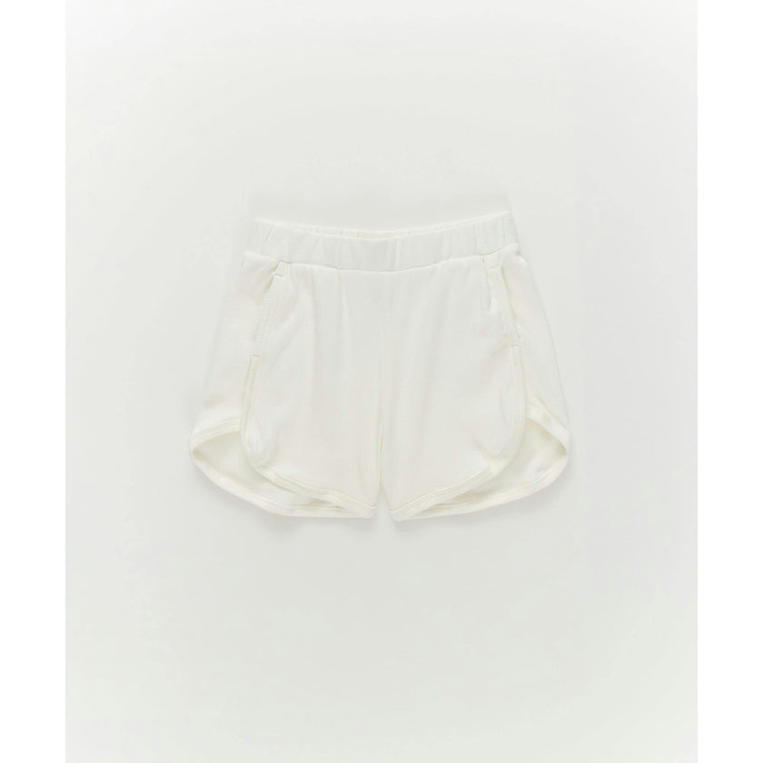 Girls Rib Shorts in Black