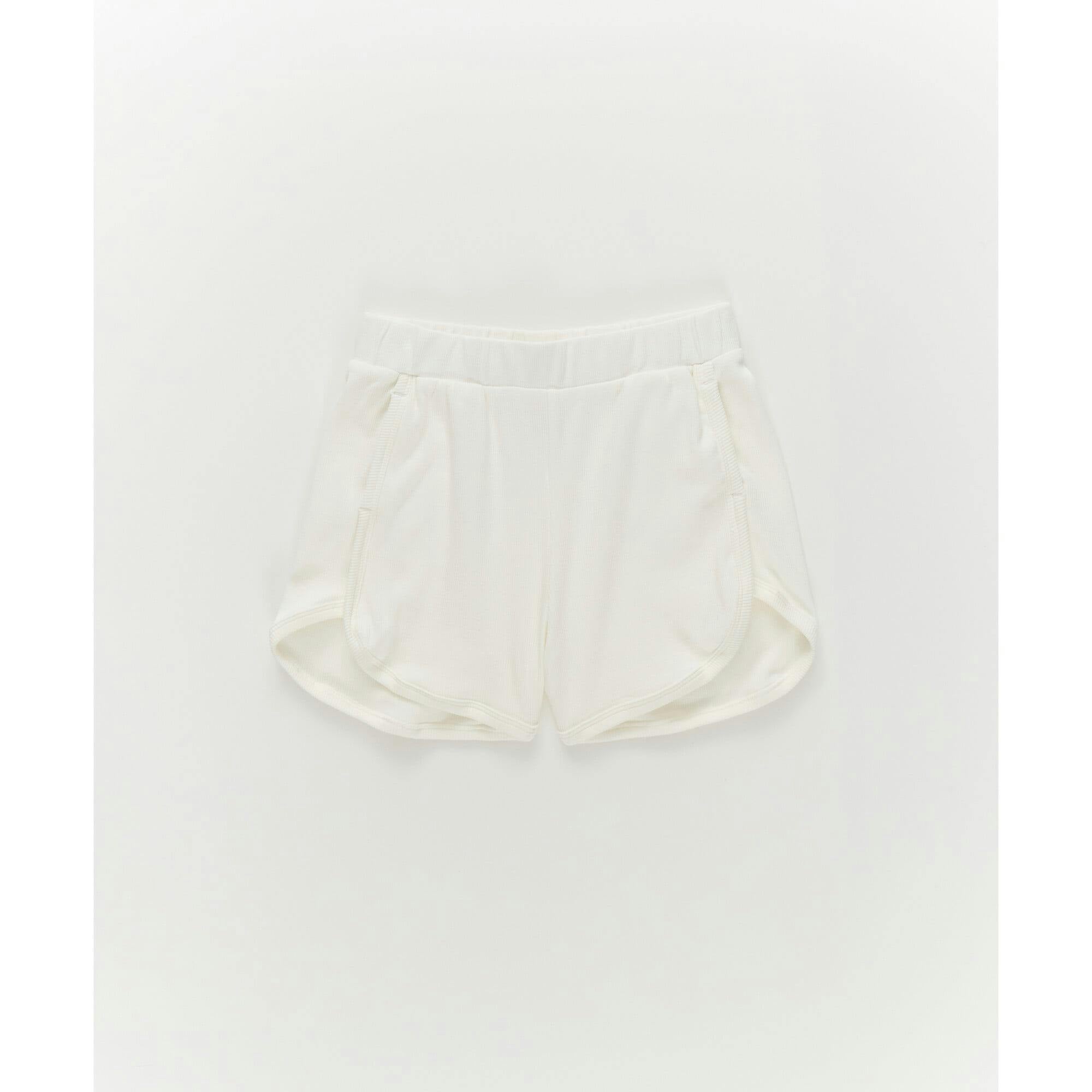 Girls Rib Shorts in Black