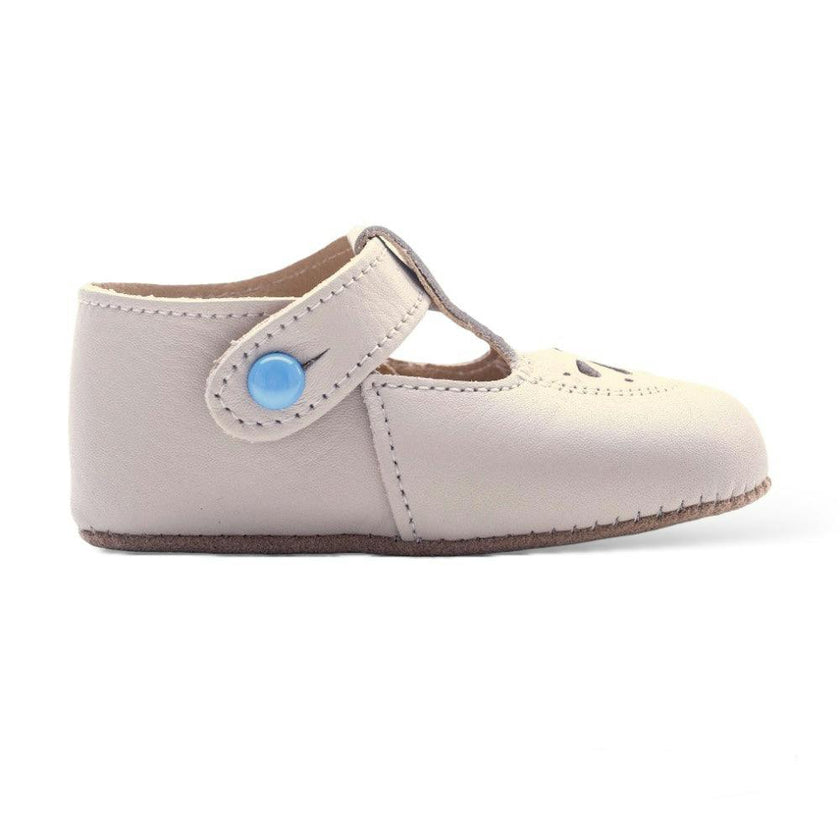 Robin British Pre-Walker Baby Shoes - Ivory