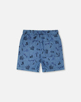 Chambray Shorts