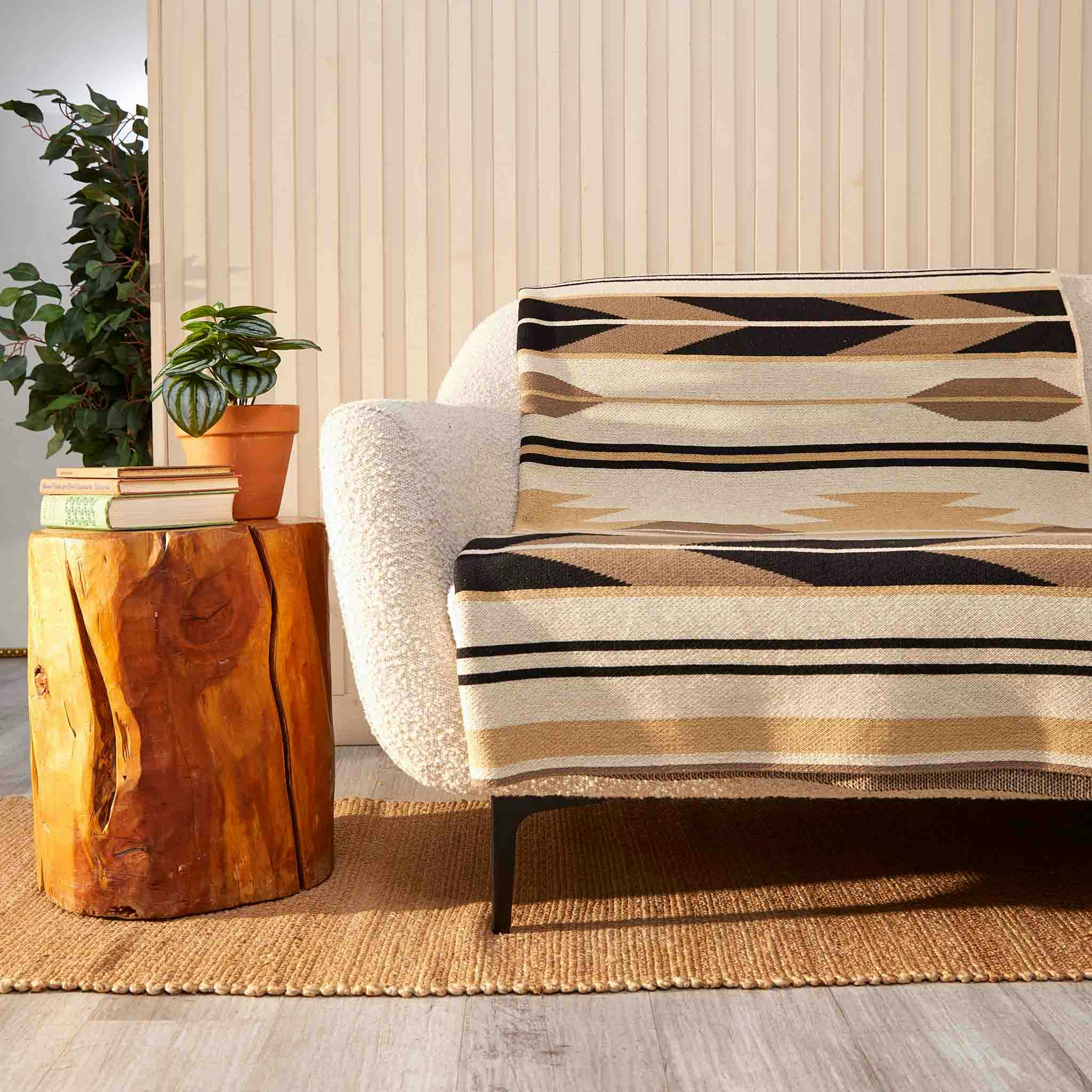 Cotton Sustainable Knit Throw Blanket | Star Gaze