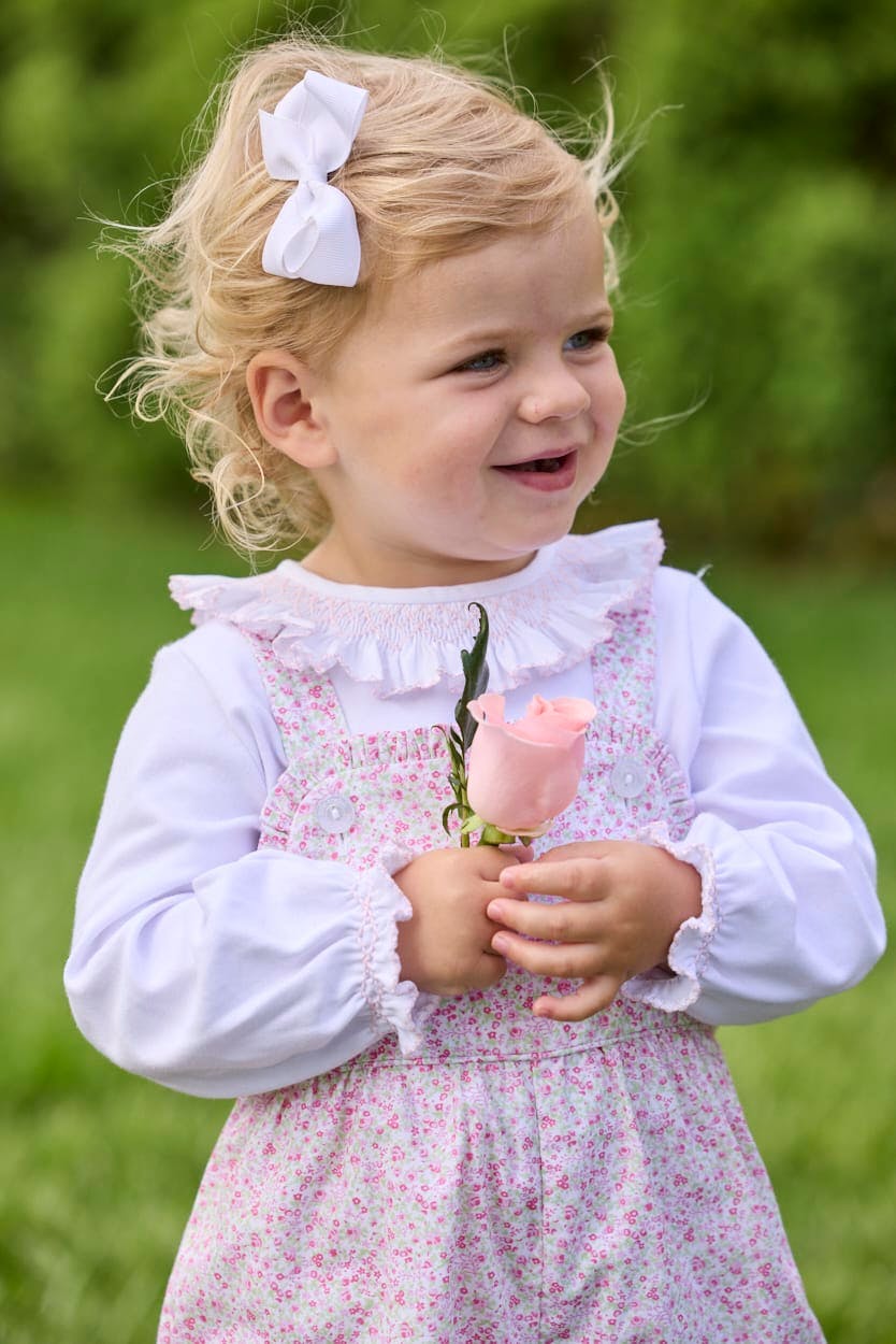 Ruffled Overall - Windemere Floral