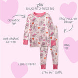 ZEN 2-Piece Toddler Girls Pajamas