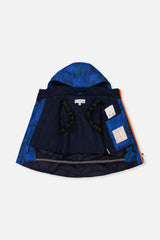 Two Piece Play Snowsuit Navy Blue and Orange with Blue Pants