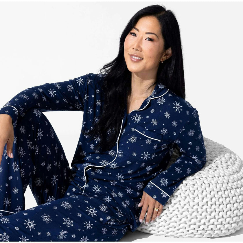 Snowflake Bamboo Women's Pajama Set