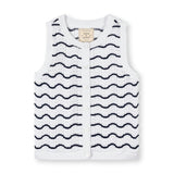 Organic Button Front Sweater Tank